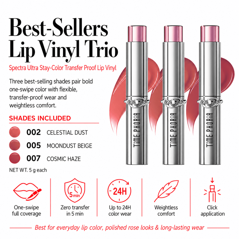 Trio Vinil Bibir Terlaris