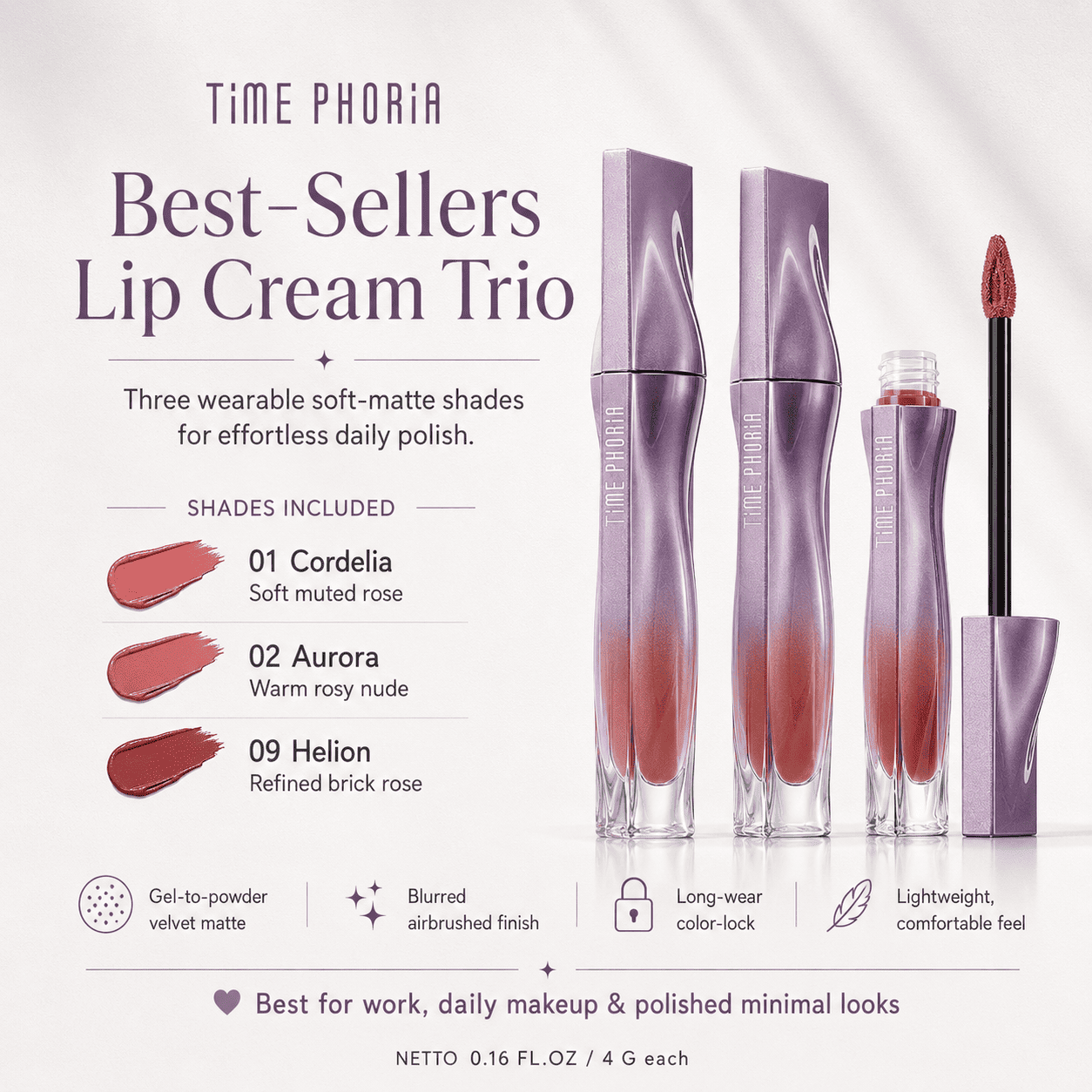 Best-Sellers Lip Cream Trio