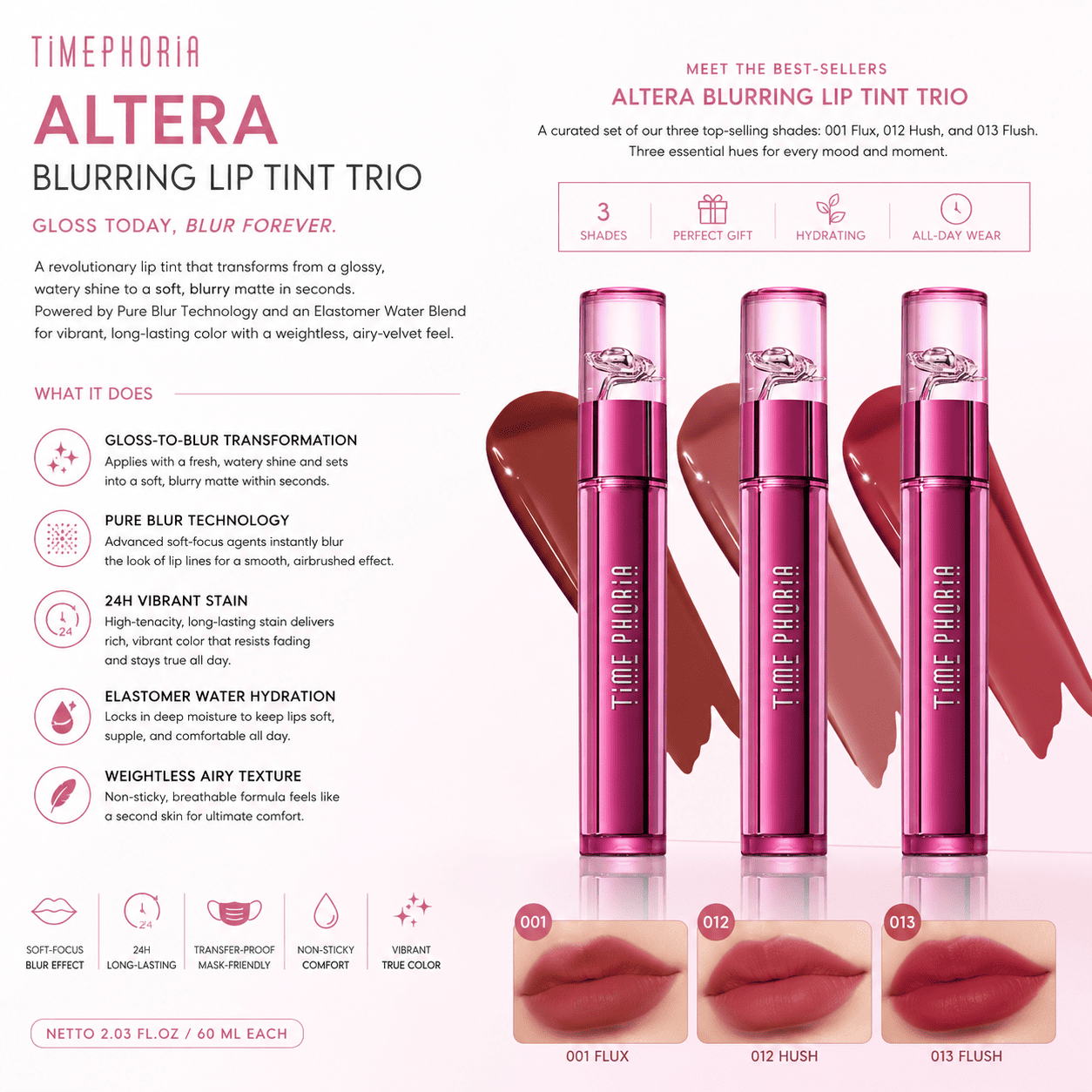 Best-Sellers Lip Tint Trio
