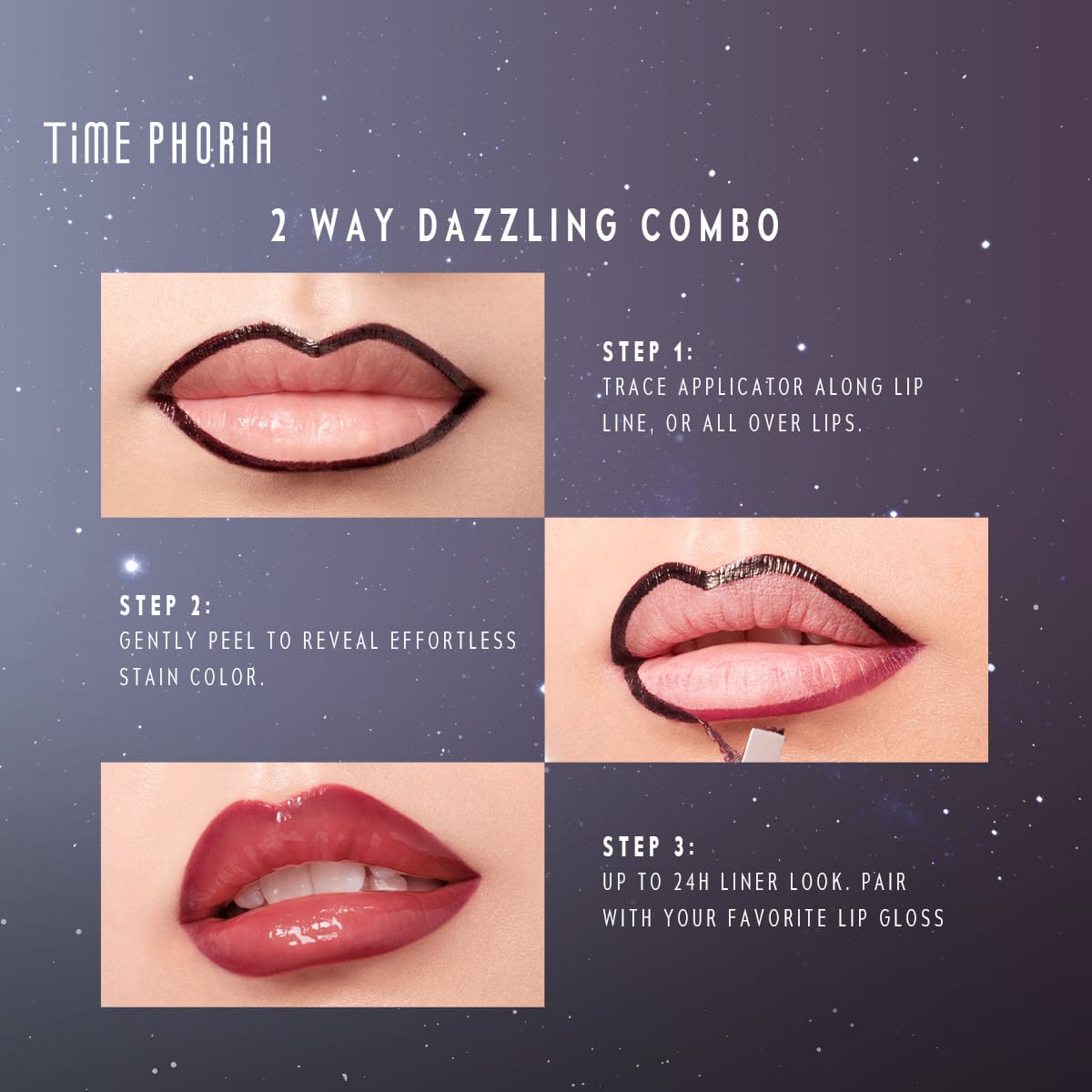 Timephoria Axon Lip Tattoo Build Your Own Trio