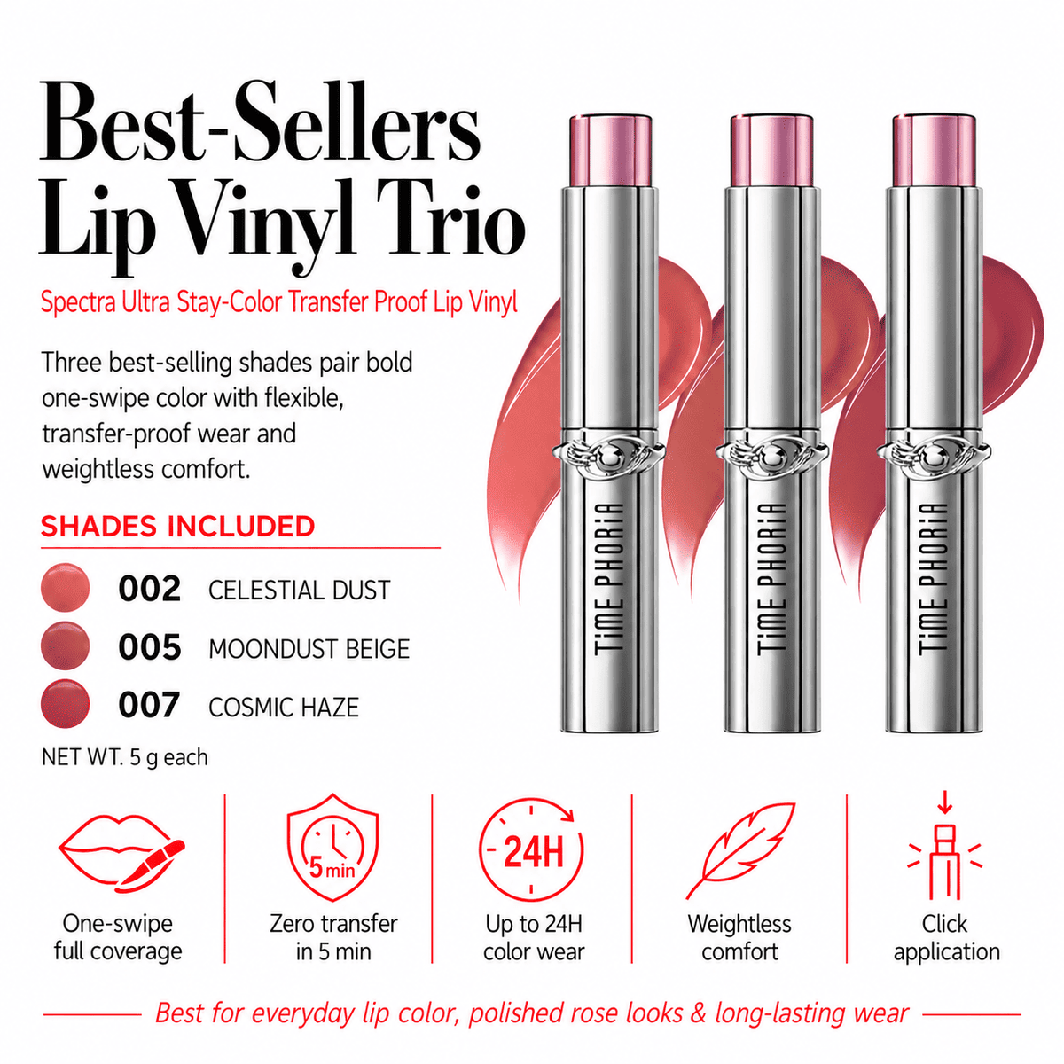 Trio Vinil Bibir Terlaris