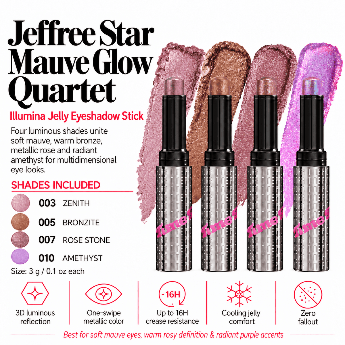 Jeffree Star Mauve Glow Quartet
